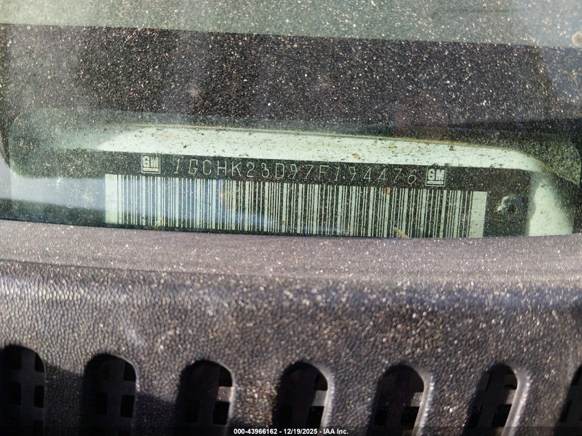 2007 Chevrolet Silverado 2500Hd Classic Lt1 VIN: 1GCHK23D97F194476 Lot: 43966162