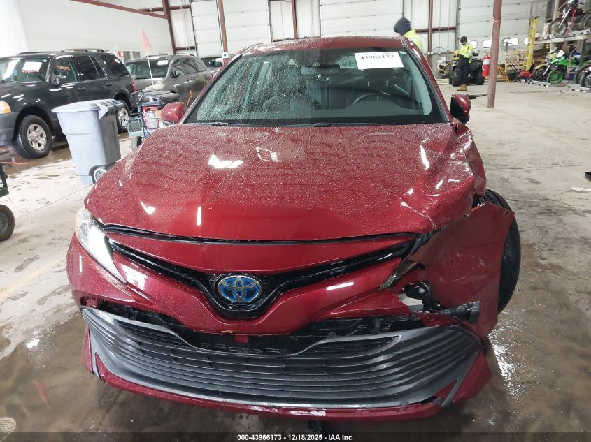 2020 Toyota Camry Xle Hybrid VIN: 4T1F31AK7LU526108 Lot: 43966173