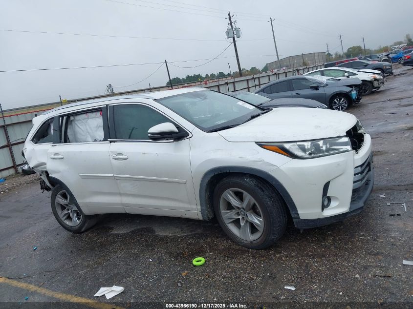 2019 Toyota Highlander Limited VIN: 5TDYZRFH2KS309849 Lot: 43966190