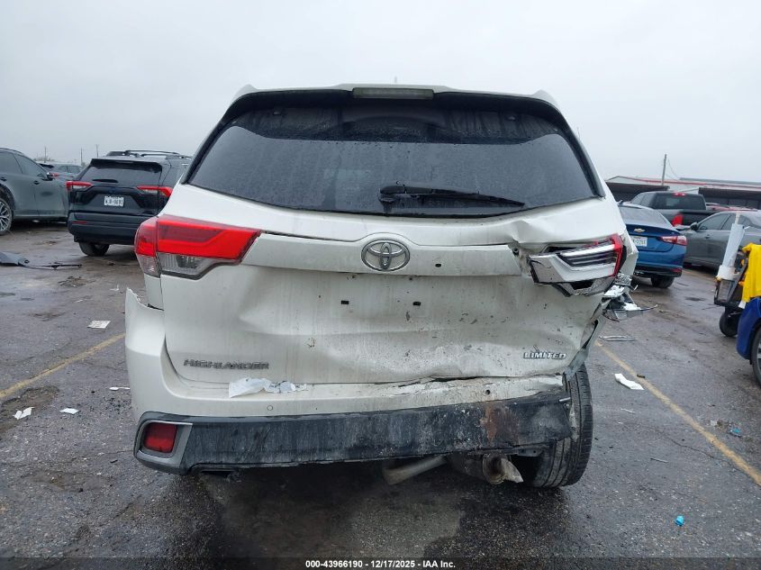 2019 Toyota Highlander Limited VIN: 5TDYZRFH2KS309849 Lot: 43966190
