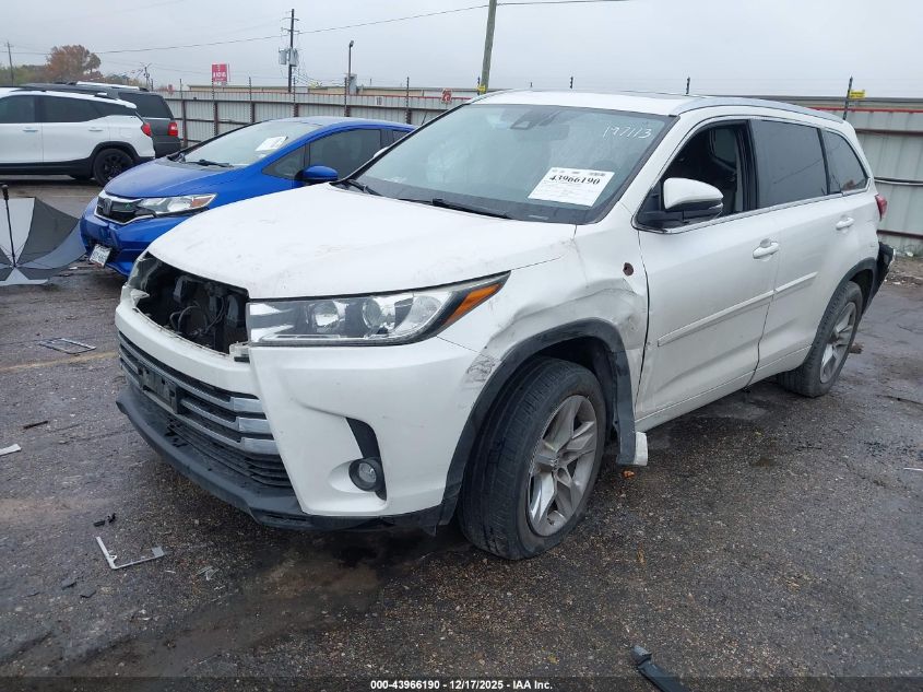 2019 Toyota Highlander Limited VIN: 5TDYZRFH2KS309849 Lot: 43966190