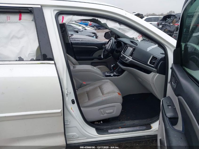 2019 Toyota Highlander Limited VIN: 5TDYZRFH2KS309849 Lot: 43966190