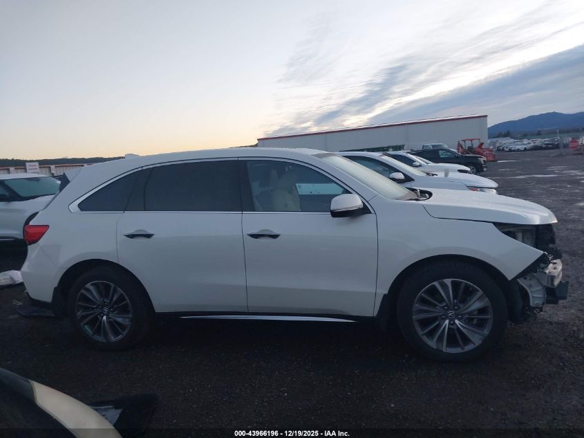 2017 Acura Mdx Technology Package VIN: 5FRYD4H54HB003218 Lot: 43966196