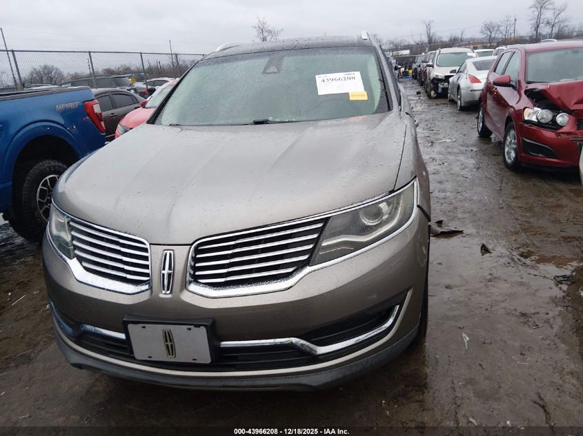 2016 Lincoln Mkx Select VIN: 2LMTJ8KR0GBL55117 Lot: 43966208