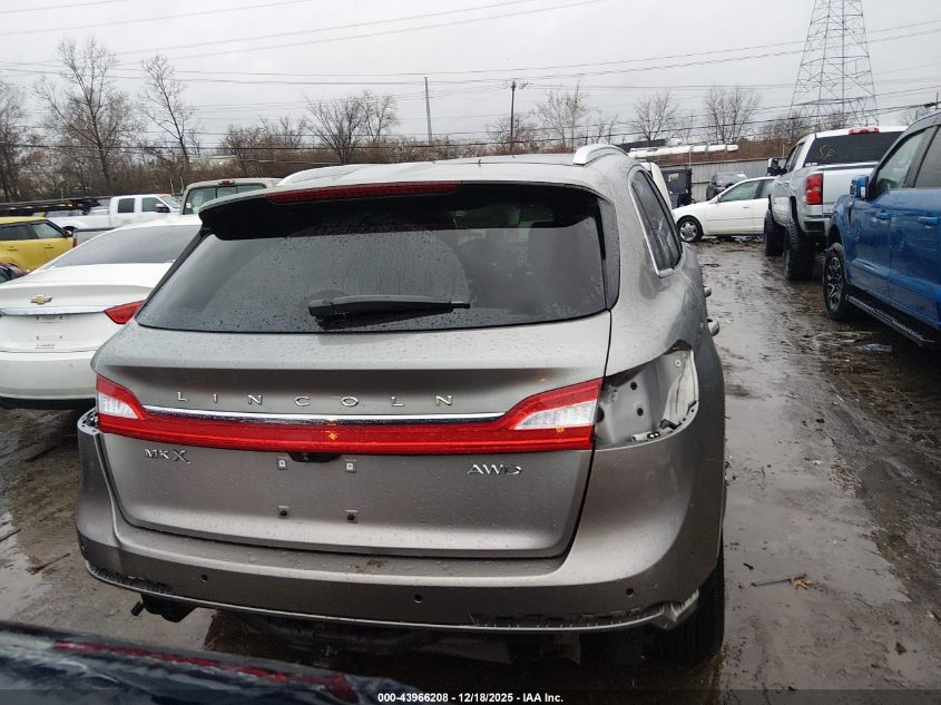 2016 Lincoln Mkx Select VIN: 2LMTJ8KR0GBL55117 Lot: 43966208
