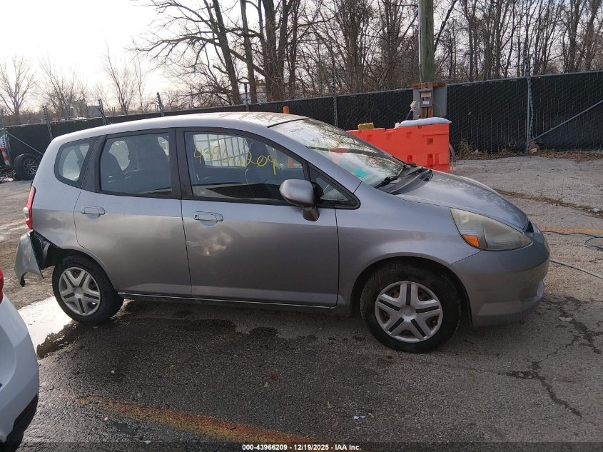 2008 Honda Fit VIN: JHMGD37418S057187 Lot: 43966209