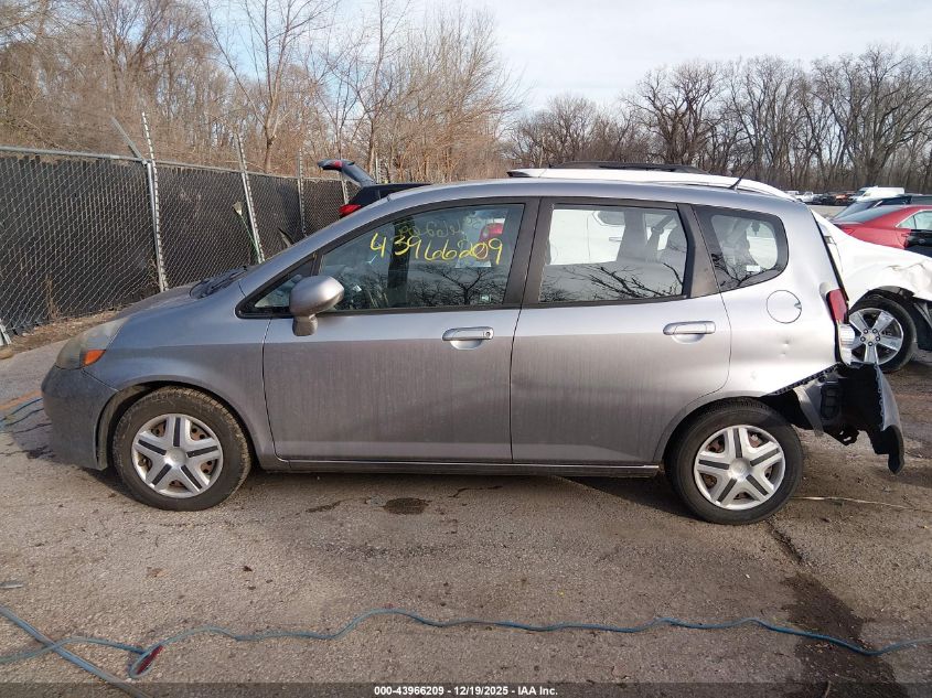 2008 Honda Fit VIN: JHMGD37418S057187 Lot: 43966209