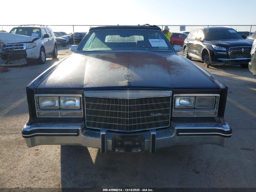 1985 Cadillac Eldorado Biarritz VIN: 1G6EL6789FE654280 Lot: 43966214