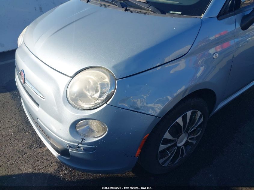 2014 Fiat 500 Pop VIN: 3C3CFFAR3ET293340 Lot: 43966222