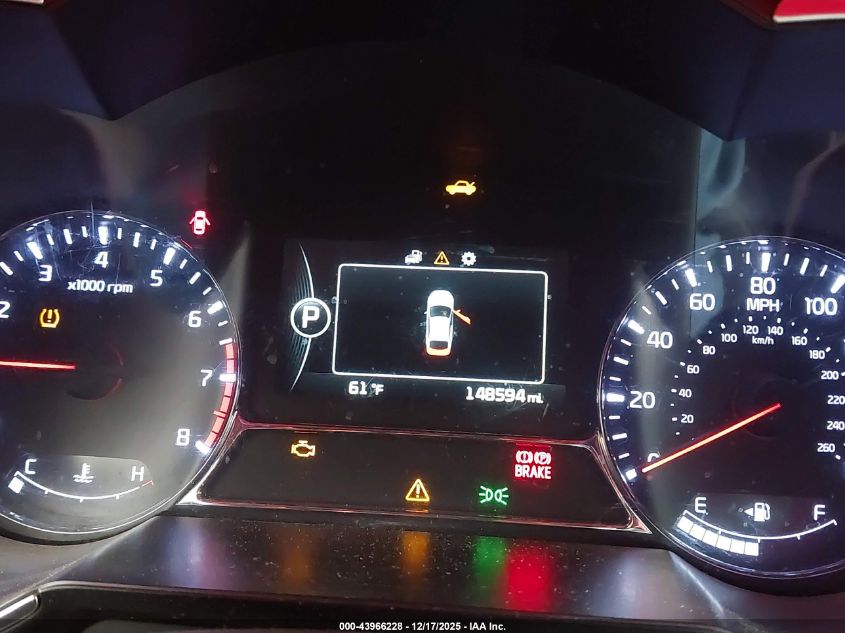 2014 Kia Optima Sx Turbo VIN: 5XXGR4A64EG293616 Lot: 43966228