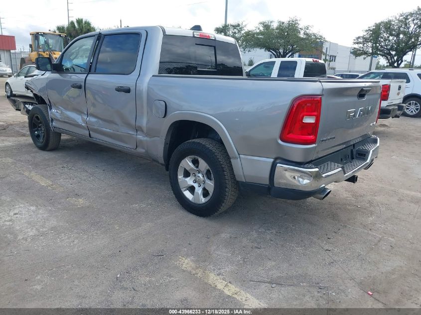 2025 Ram 1500 Big Horn 4X4 5'7 Box VIN: 1C6SRFFP0SN581244 Lot: 43966233