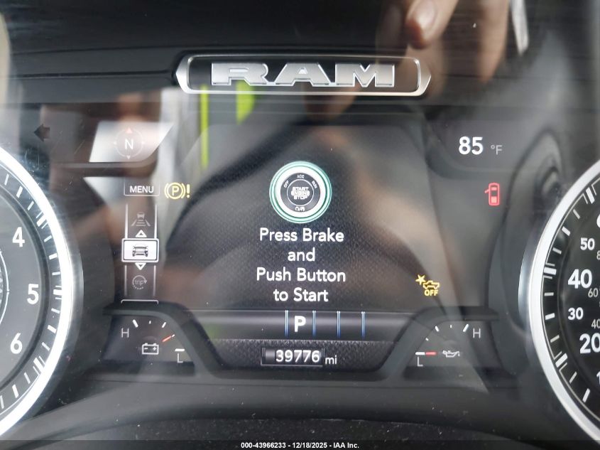 2025 Ram 1500 Big Horn 4X4 5'7 Box VIN: 1C6SRFFP0SN581244 Lot: 43966233