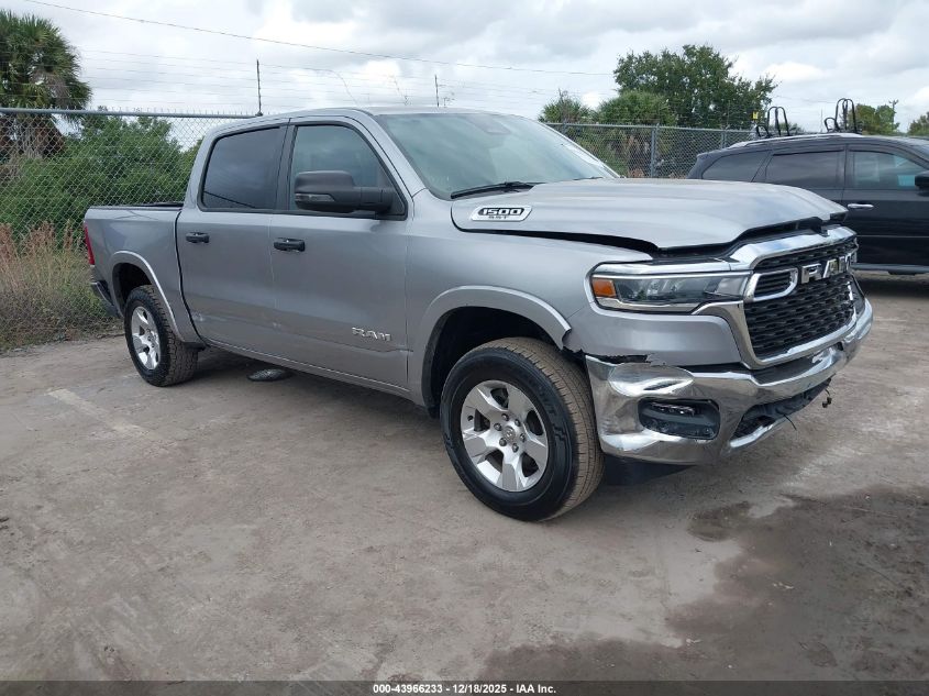 2025 Ram 1500 Big Horn 4X4 5'7 Box VIN: 1C6SRFFP0SN581244 Lot: 43966233