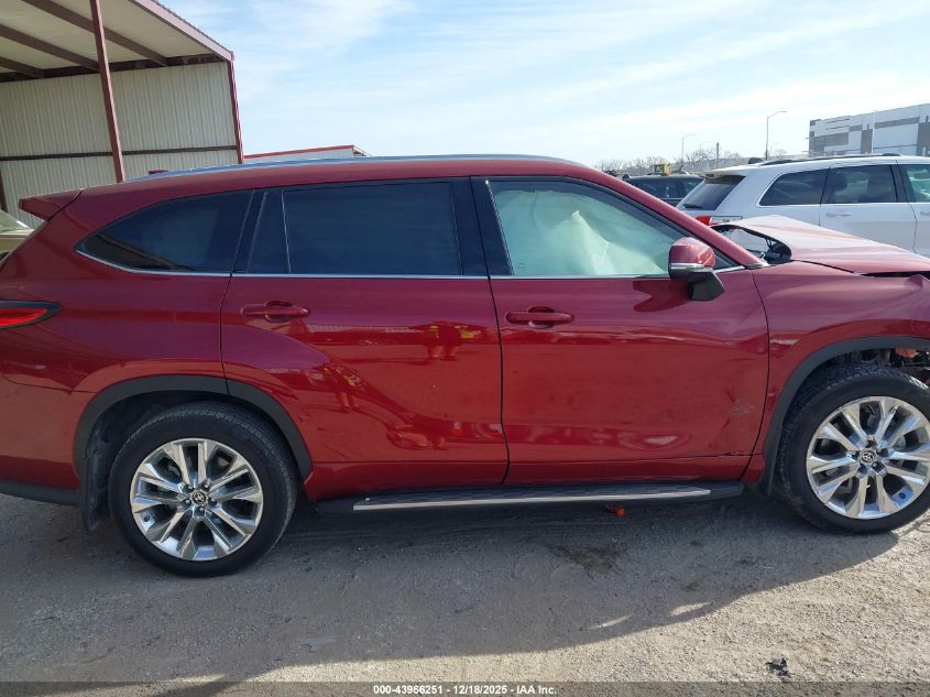 2021 Toyota Highlander Limited VIN: 5TDYZRAH5MS532185 Lot: 43966251