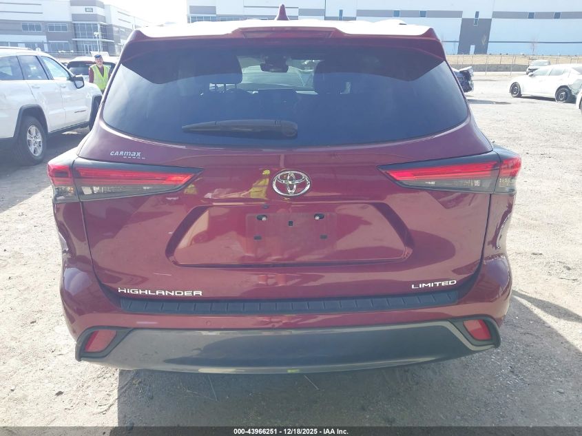 2021 Toyota Highlander Limited VIN: 5TDYZRAH5MS532185 Lot: 43966251