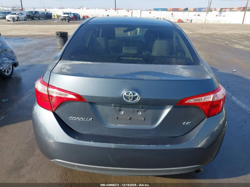 2018 Toyota Corolla Le VIN: 5YFBURHE7JP793662 Lot: 43966272