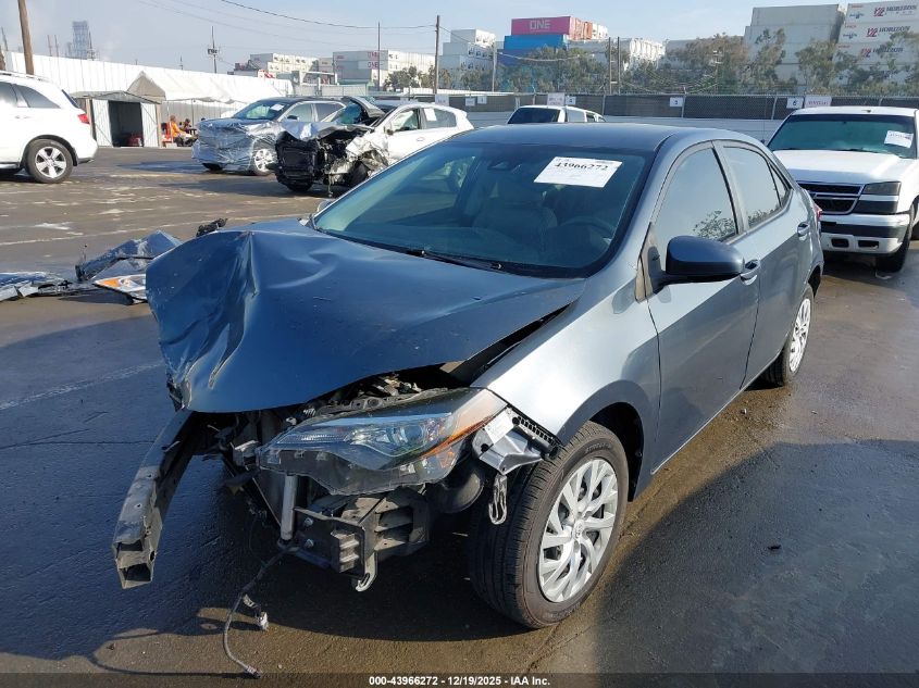 2018 Toyota Corolla Le VIN: 5YFBURHE7JP793662 Lot: 43966272