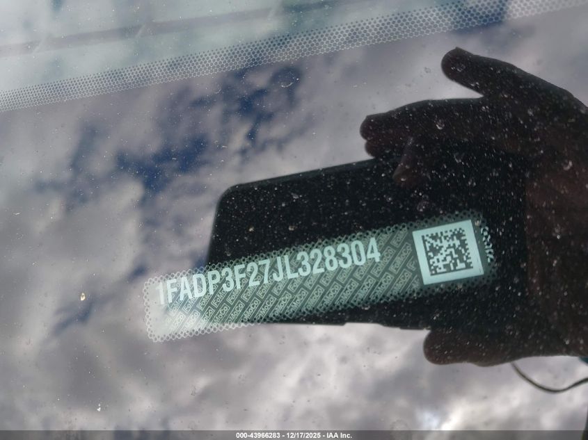 2018 Ford Focus Se VIN: 1FADP3F27JL328304 Lot: 43966283