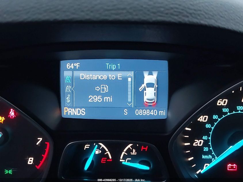 2014 Ford Escape S VIN: 1FMCU0F78EUC84446 Lot: 43966285