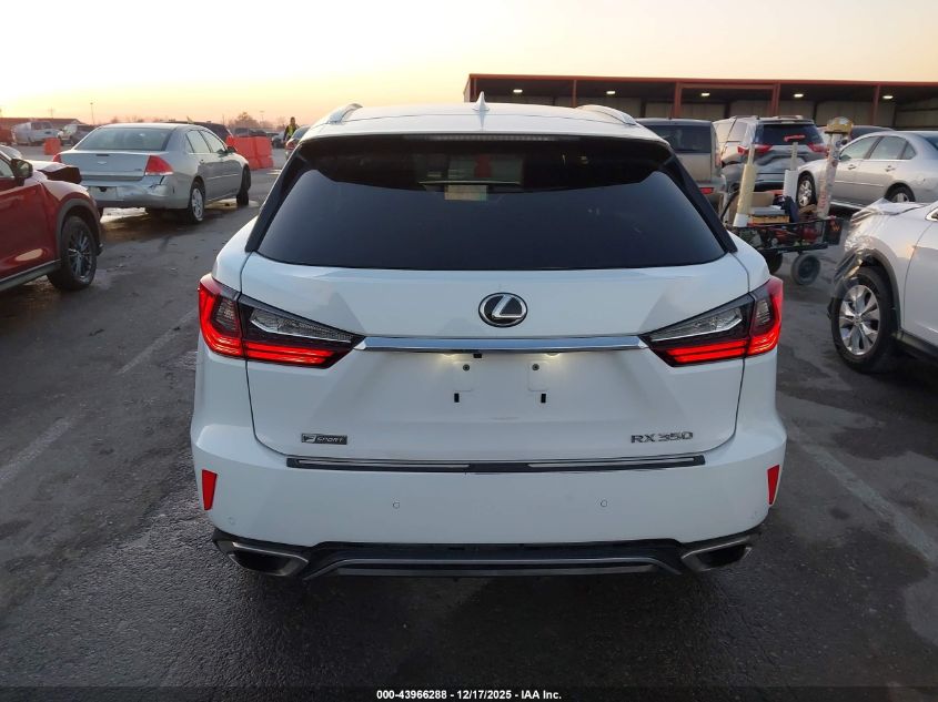 2017 Lexus Rx 350 F Sport VIN: 2T2BZMCA5HC091886 Lot: 43966288