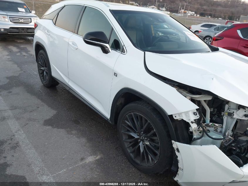 2017 Lexus Rx 350 F Sport VIN: 2T2BZMCA5HC091886 Lot: 43966288