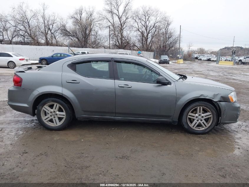 2013 Dodge Avenger Se V6 VIN: 1C3CDZAGXDN690399 Lot: 43966294