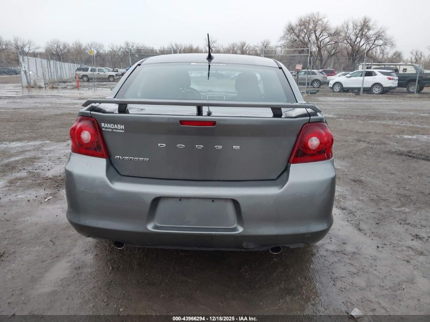 2013 Dodge Avenger Se V6 VIN: 1C3CDZAGXDN690399 Lot: 43966294