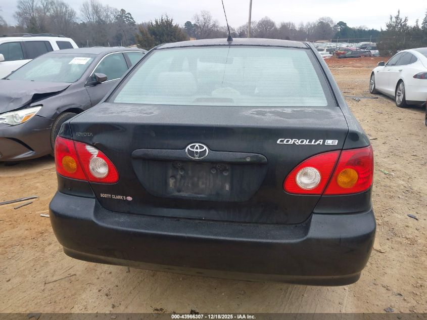 2004 Toyota Corolla Le VIN: 2T1BR32E64C278972 Lot: 43966307