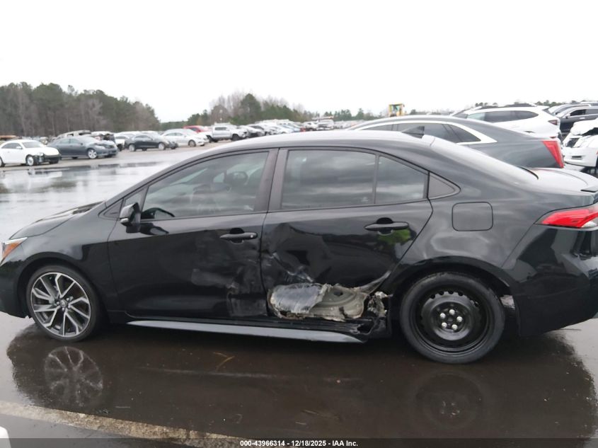 2022 Toyota Corolla Se VIN: 5YFS4MCE8NP135350 Lot: 43966314