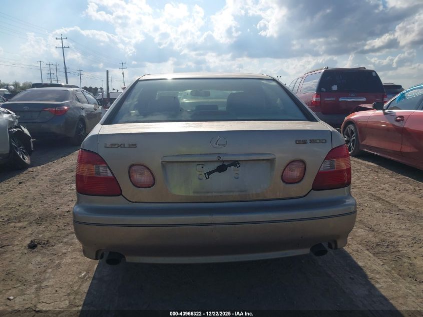 1999 Lexus Gs 300 VIN: JT8BD68S7X0074918 Lot: 43966322