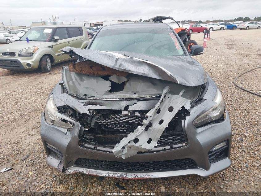 2016 Infiniti Q50 3.0T Red Sport 400 VIN: JN1FV7AP8GM420076 Lot: 43966329