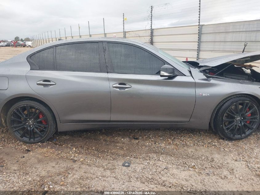 2016 Infiniti Q50 3.0T Red Sport 400 VIN: JN1FV7AP8GM420076 Lot: 43966329