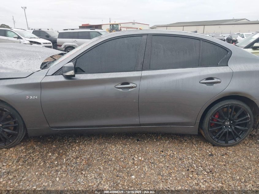 2016 Infiniti Q50 3.0T Red Sport 400 VIN: JN1FV7AP8GM420076 Lot: 43966329