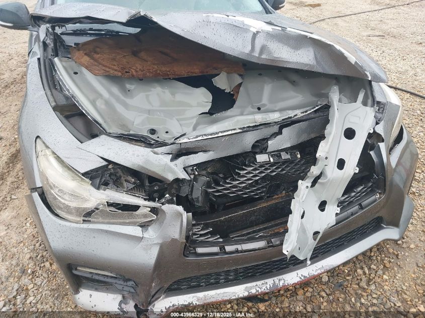 2016 Infiniti Q50 3.0T Red Sport 400 VIN: JN1FV7AP8GM420076 Lot: 43966329