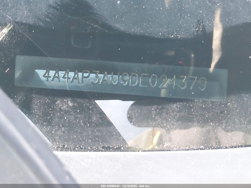 2013 Mitsubishi Outlander Sport Es VIN: 4A4AP3AU9DE024379 Lot: 43966342