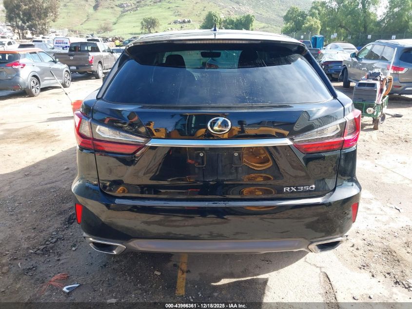 2016 Lexus Rx 350 VIN: 2T2ZZMCA4GC017064 Lot: 43966361