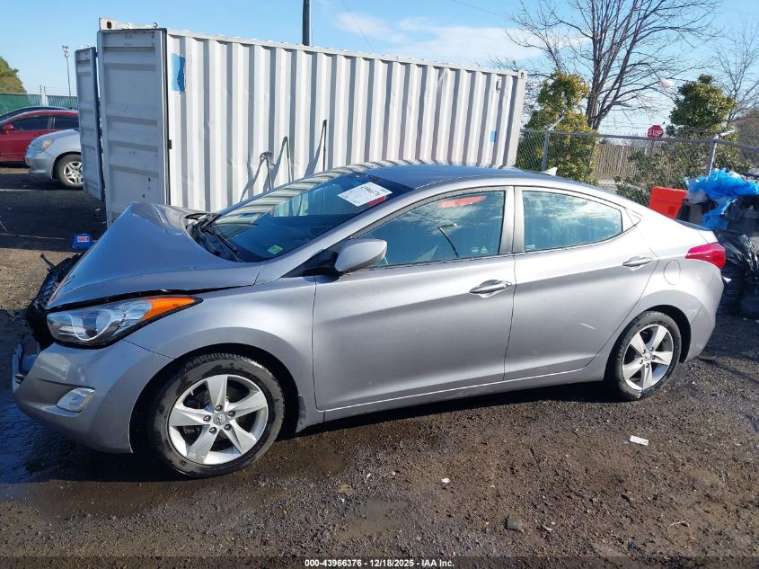 2013 Hyundai Elantra Gls VIN: KMHDH4AE7DU702760 Lot: 43966376