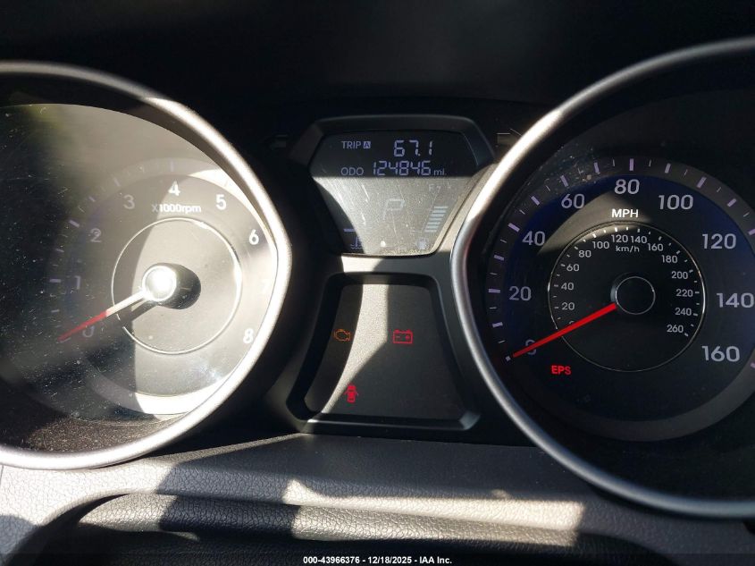 2013 Hyundai Elantra Gls VIN: KMHDH4AE7DU702760 Lot: 43966376