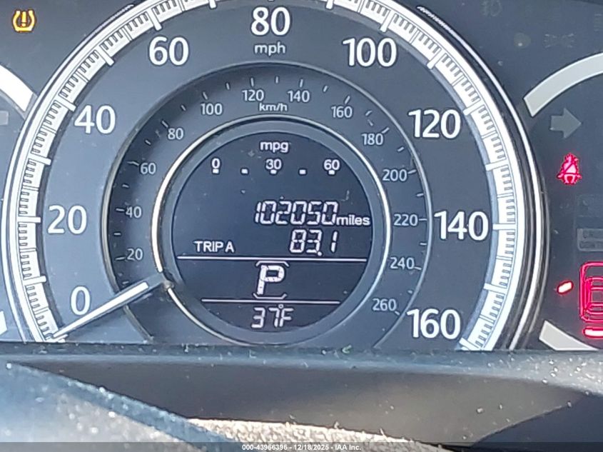 2015 Honda Accord Ex VIN: 1HGCR2F72FA155849 Lot: 43966396