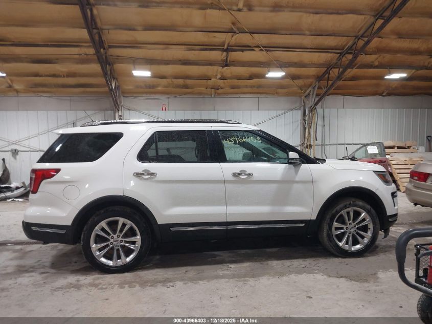 2018 Ford Explorer Limited VIN: 1FM5K8F89JGB40841 Lot: 43966403