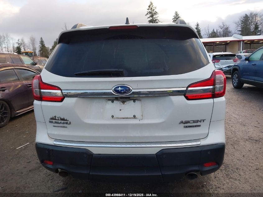2019 Subaru Ascent Limited VIN: 4S4WMAPD6K3419383 Lot: 43966411