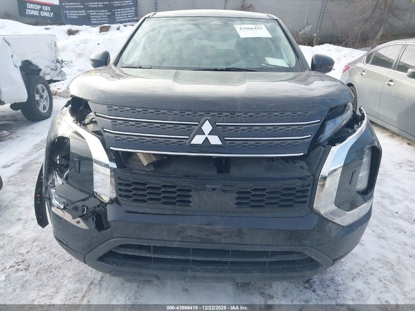 2022 Mitsubishi Outlander Es 2.5 S-Awc VIN: JA4J4TA8XNZ041473 Lot: 43966419