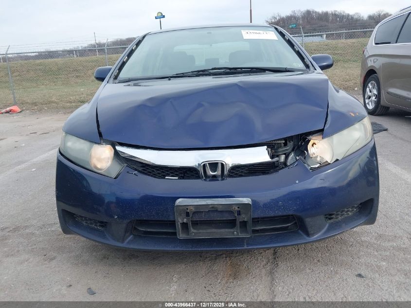 2009 Honda Civic Lx VIN: 19XFA16569E003540 Lot: 43966437