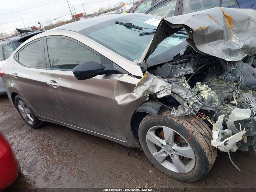 2013 Hyundai Elantra Gls VIN: 5NPDH4AE0DH357344 Lot: 43966442