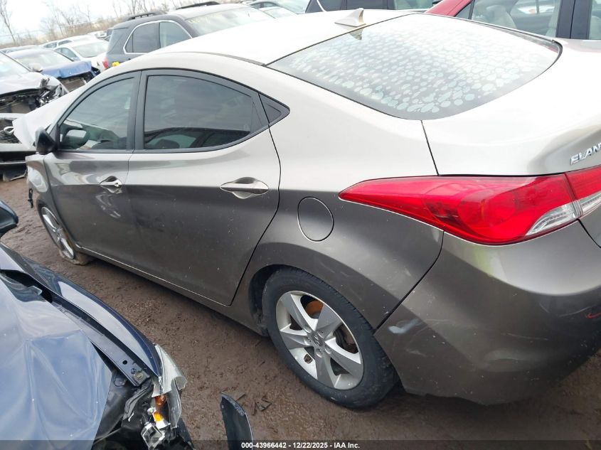 2013 Hyundai Elantra Gls VIN: 5NPDH4AE0DH357344 Lot: 43966442