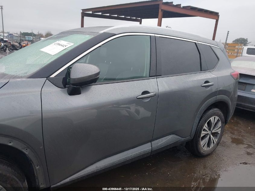 2021 Nissan Rogue Sv Fwd VIN: 5N1AT3BA7MC684256 Lot: 43966445