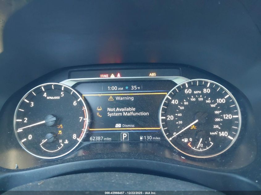 2021 Nissan Altima Sr Fwd VIN: 1N4BL4CV2MN381475 Lot: 43966457