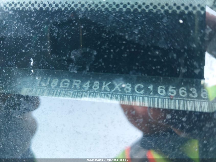 2008 Jeep Grand Cherokee Laredo VIN: 1J8GR48KX8C165638 Lot: 43966474