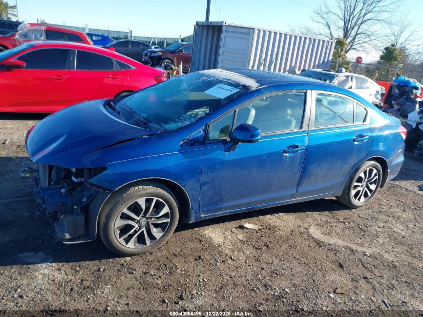 2013 Honda Civic Ex-L VIN: 2HGFB2F99DH550192 Lot: 43966499