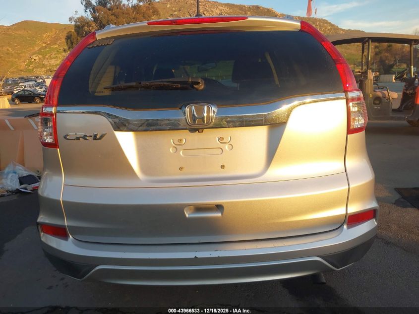 2016 Honda Cr-V Ex-L VIN: 2HKRM3H71GH535530 Lot: 43966533